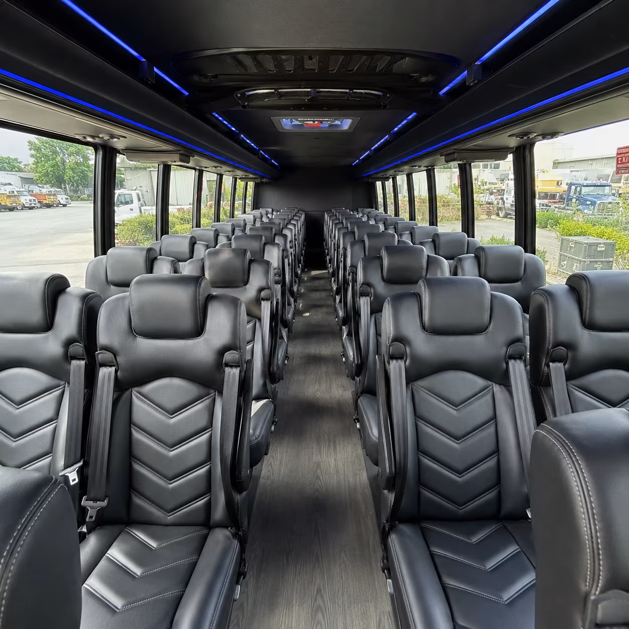 15-35 Passenger Minibus Interior