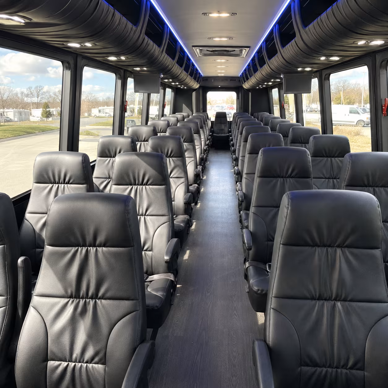 Jackson Airport Shuttle & Transportation party bus exterior