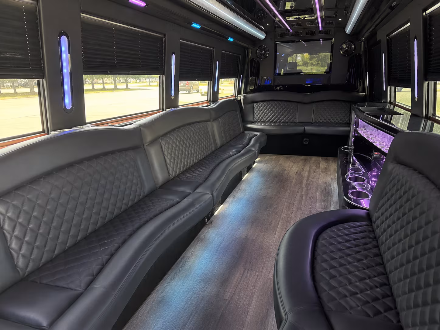 Jackson Bachelor & Bachelorette Transportation party bus exterior
