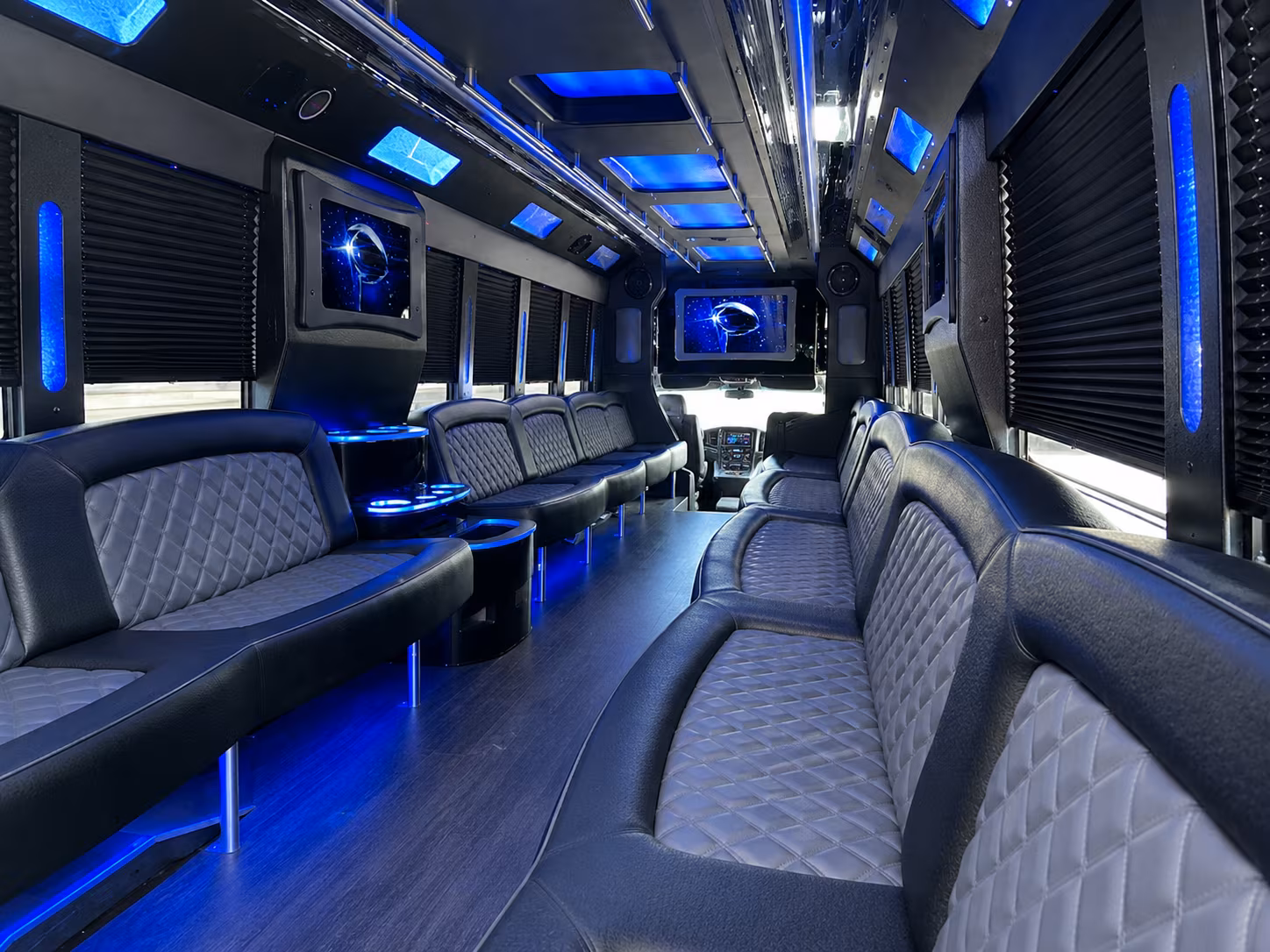 Jackson Prom & Homecoming Transportation party bus exterior
