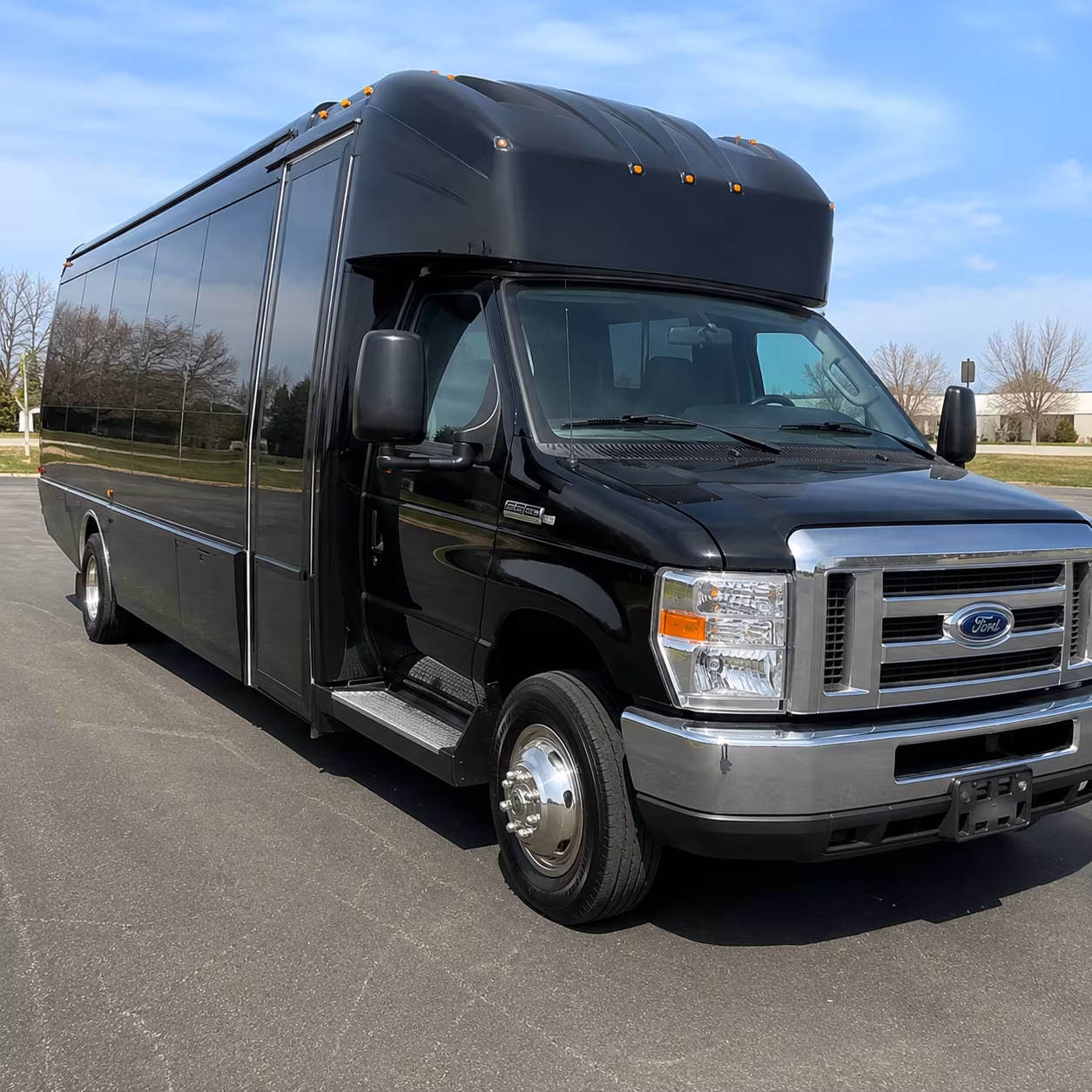 Jackson Prom & Homecoming Transportation party bus exterior