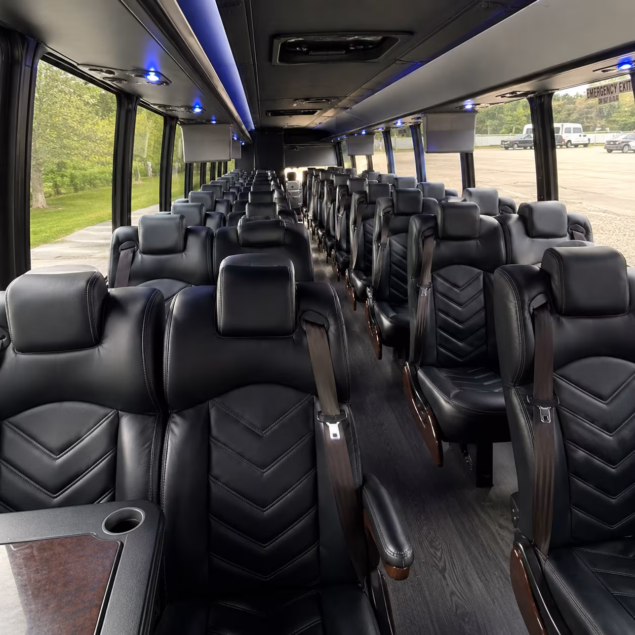 Jackson School Event Transportation party bus exterior