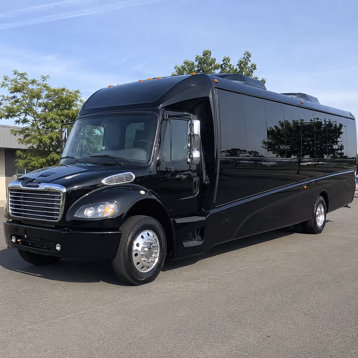 Jackson School Event Transportation party bus exterior