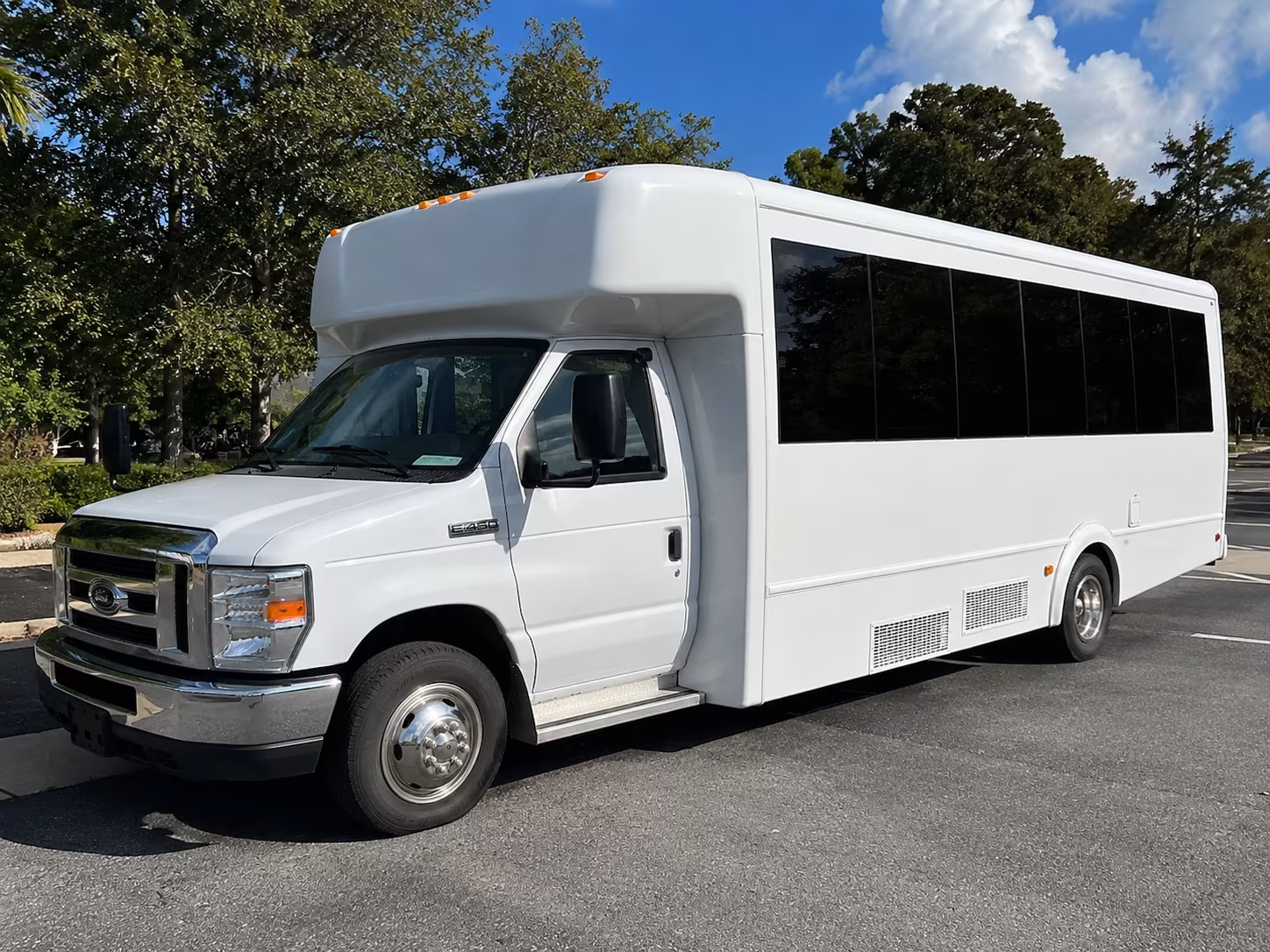 Jackson Sporting Event Transportation party bus exterior
