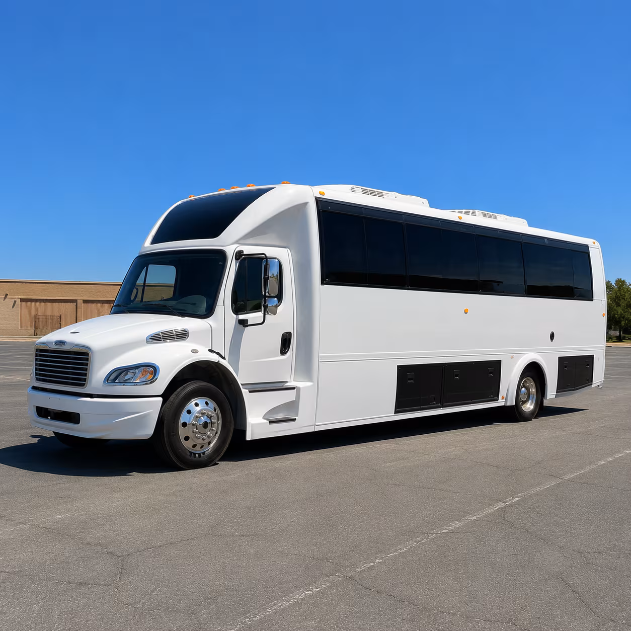 Jackson Sporting Event Transportation party bus exterior