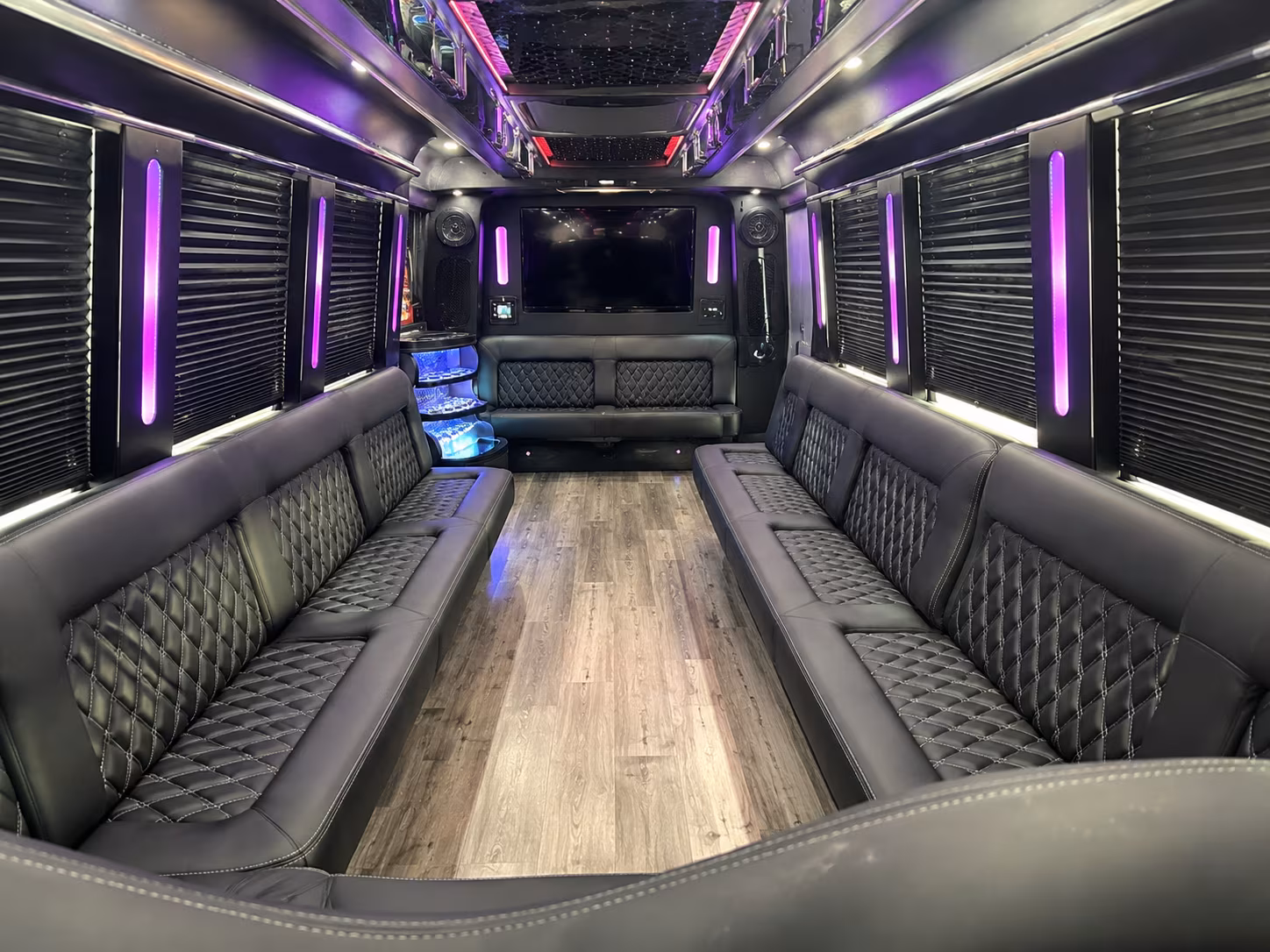 Jackson Wedding Transportation party bus exterior