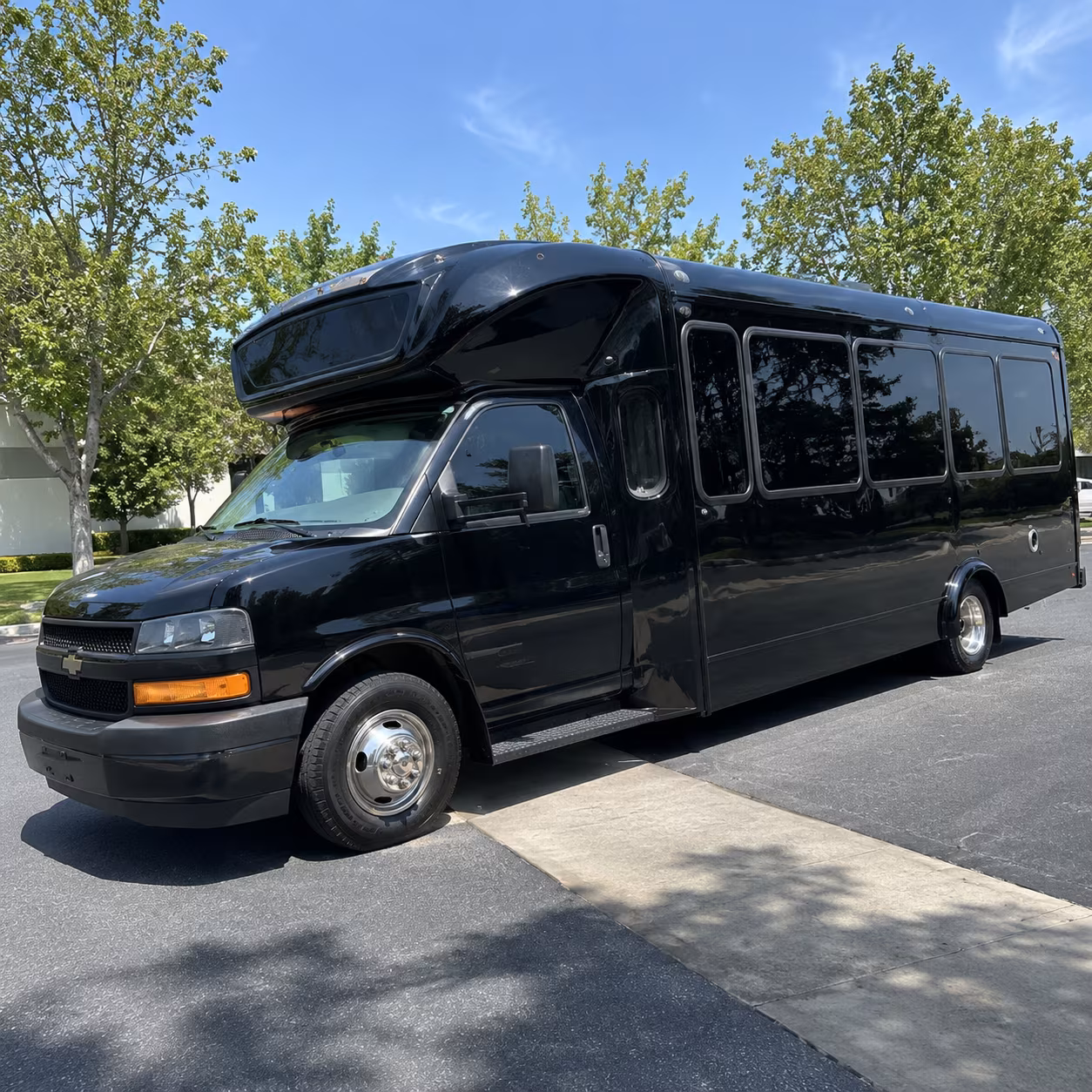 Jackson Wedding Transportation party bus exterior