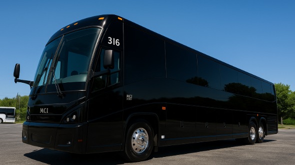 Exterior of Charter Bus Company Jackson's 40 Passenger Charter Bus in Jackson