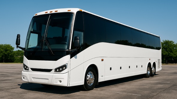 Exterior of Charter Bus Company Montgomery's 40 Passenger Party Bus in Montgomery