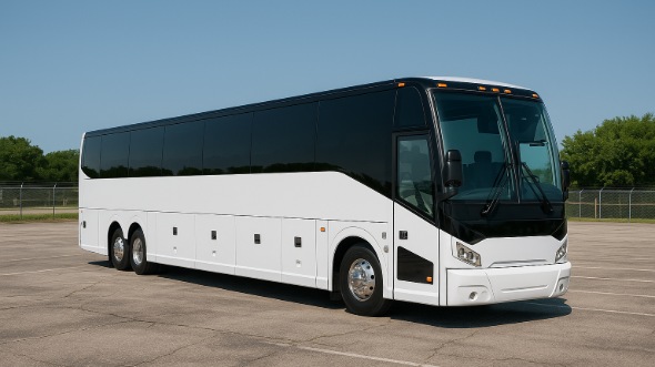 Exterior of Charter Bus Company Jackson's 44 Passenger Charter Bus in Jackson